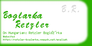 boglarka retzler business card